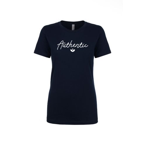 Women's Authentic Navy T-Shirt Thumbnail